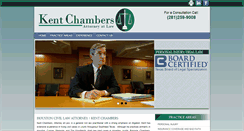 Desktop Screenshot of kentchamberslaw.com
